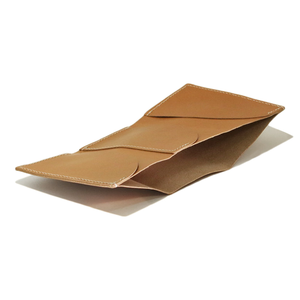 シンプルで使いやすい、三つ折りで極小サイズの財布。dünn 3wings wallet