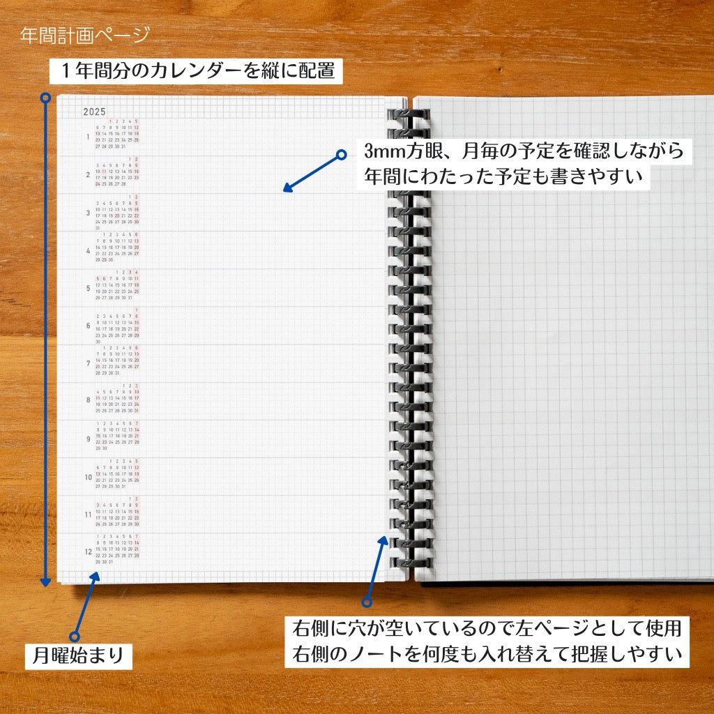 GLID LIFE PLANNER Diary starting in January 2024