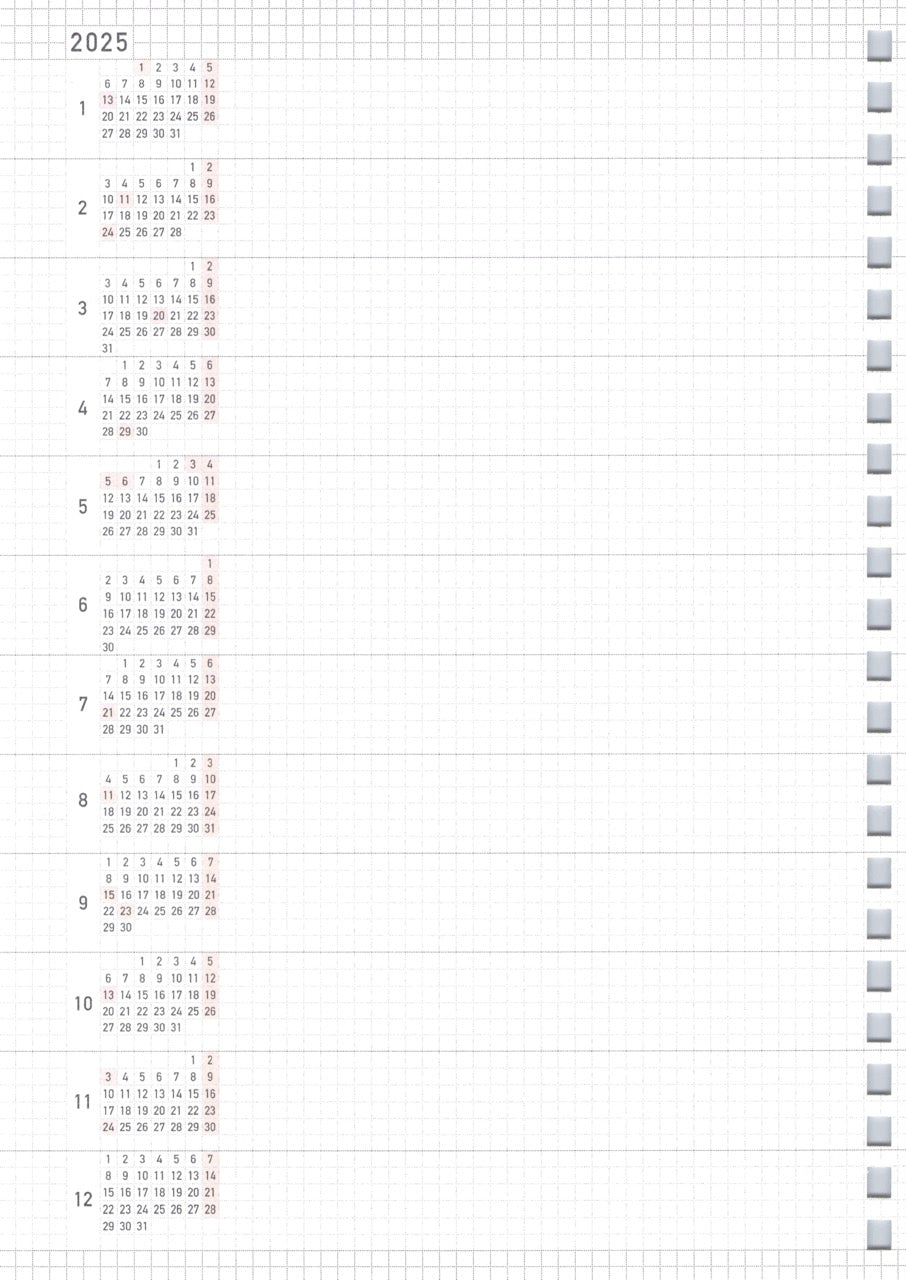 GLID LIFE PLANNER Diary starting in January 2024