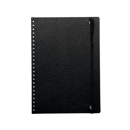 GRID LIFE PLANNER Leather Back (Genuine leather back cover with elastic band)