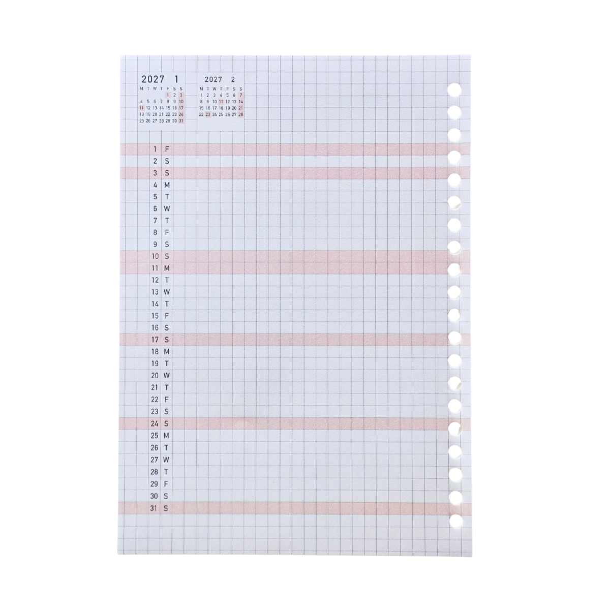 GLV2027 GRID LIFE PLANNER 2027 3枚目