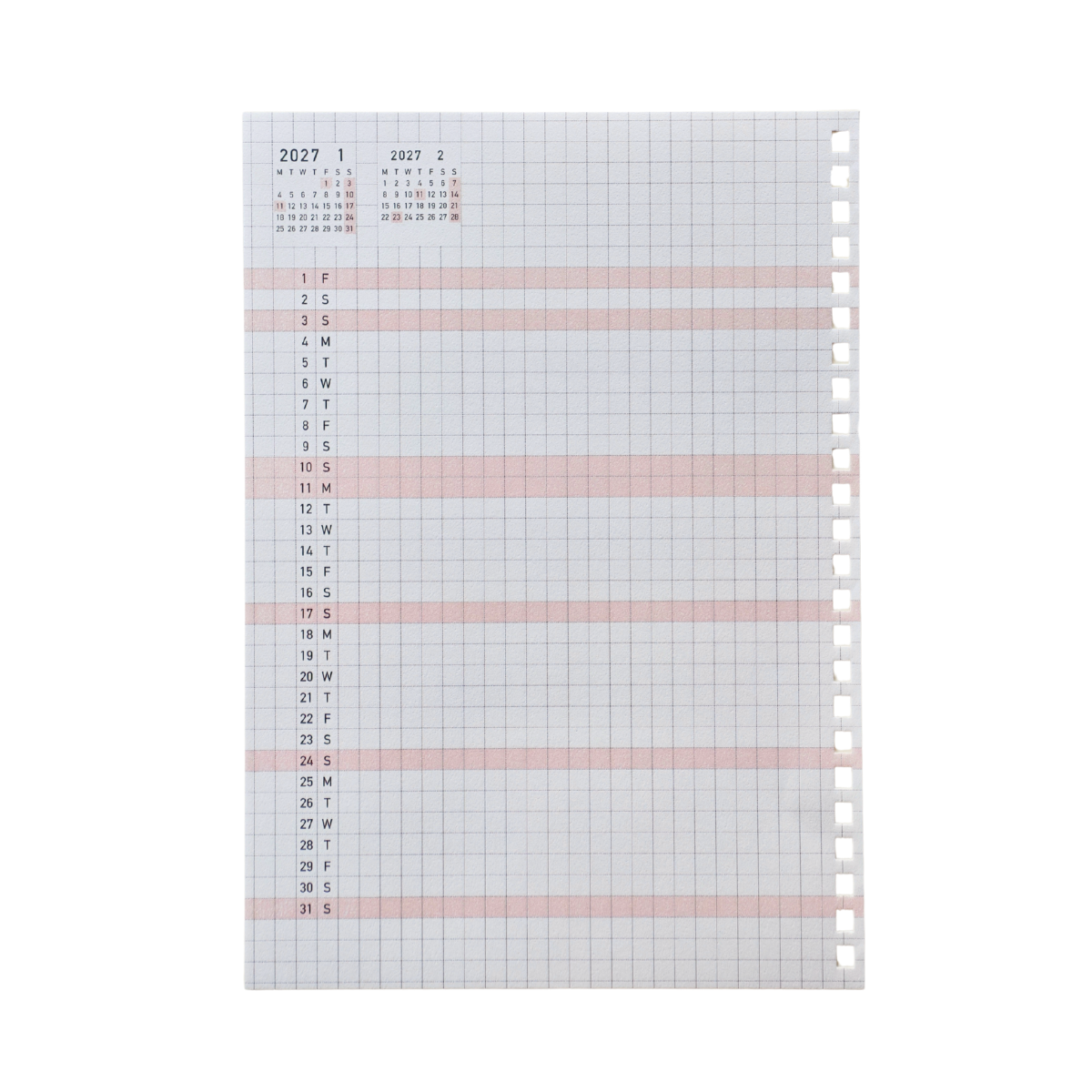 GLV2427 GRID LIFE PLANNER 2027 2枚目